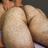 hairy man arse